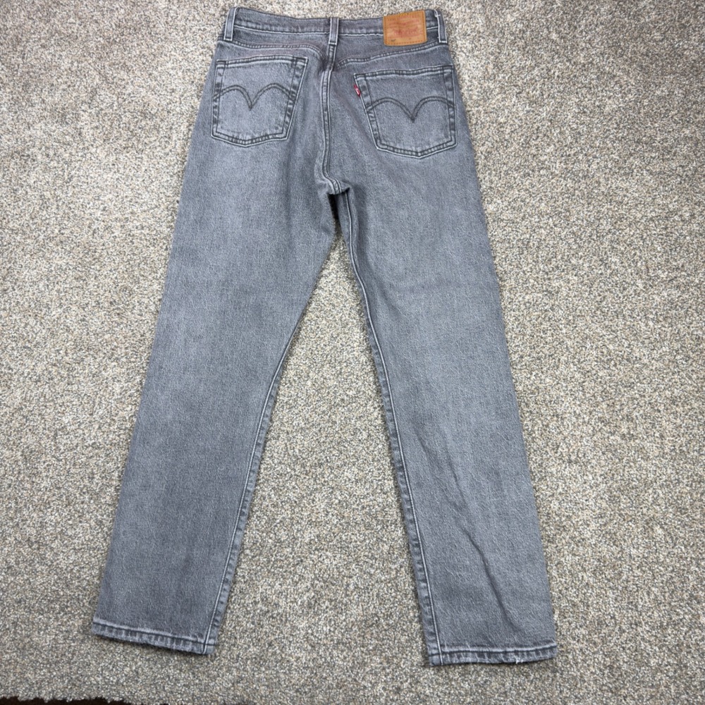 Levis Premium 501 Original Gray Straight Leg High Rise Button Fly Jeans Womens‎ - Picture 5 of 12